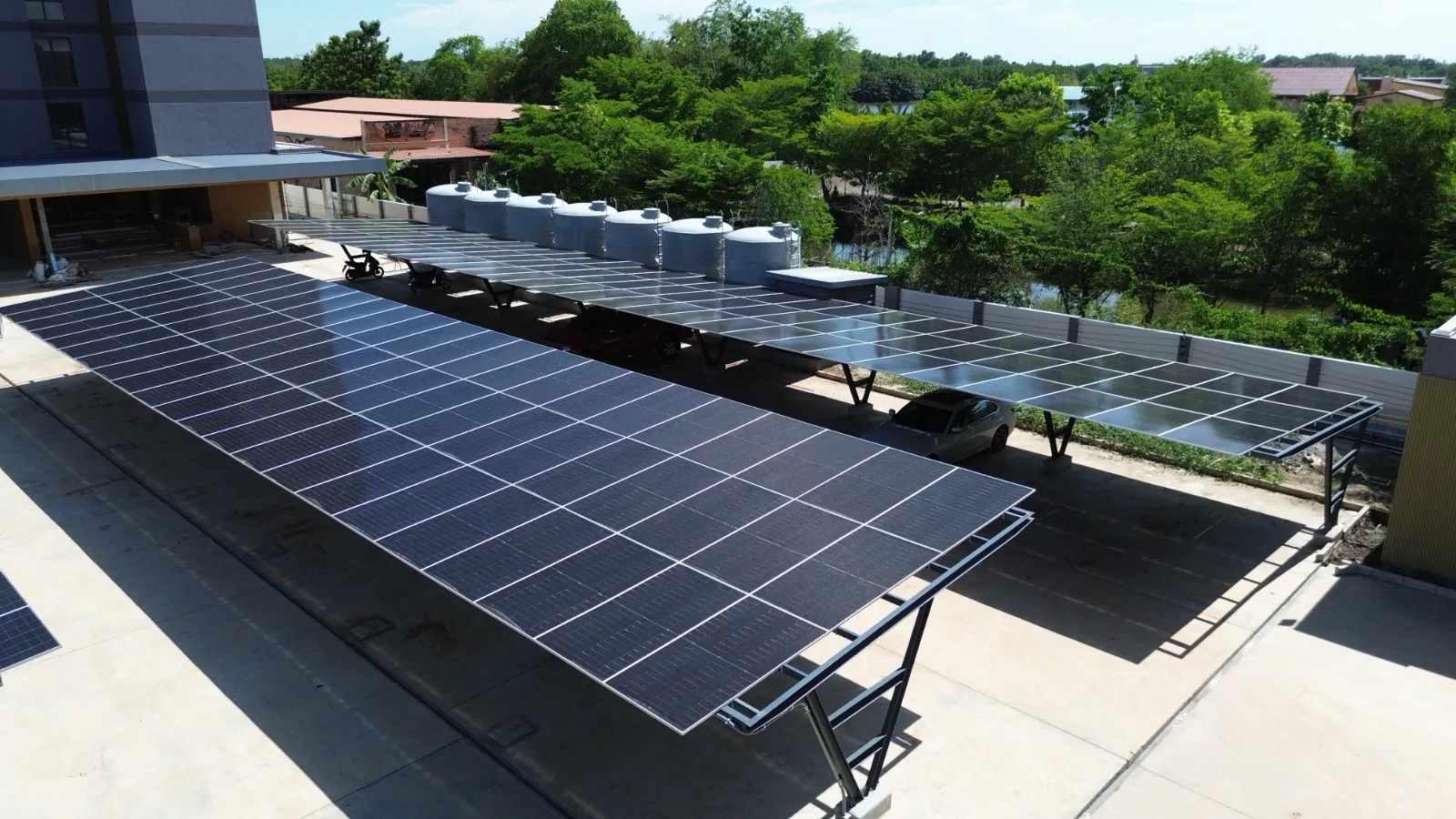 ติดตั้งโซลาร์เซลล์ 130 kWp | ผลงาน GEE Solar
