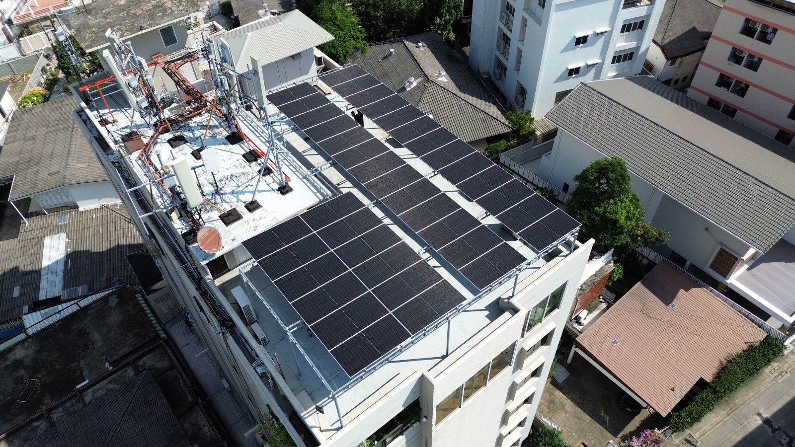 ติดตั้งโซลาร์เซลล์ 24.32 kWp กรุงเทพมหานคร | ผลงาน GEE Solar