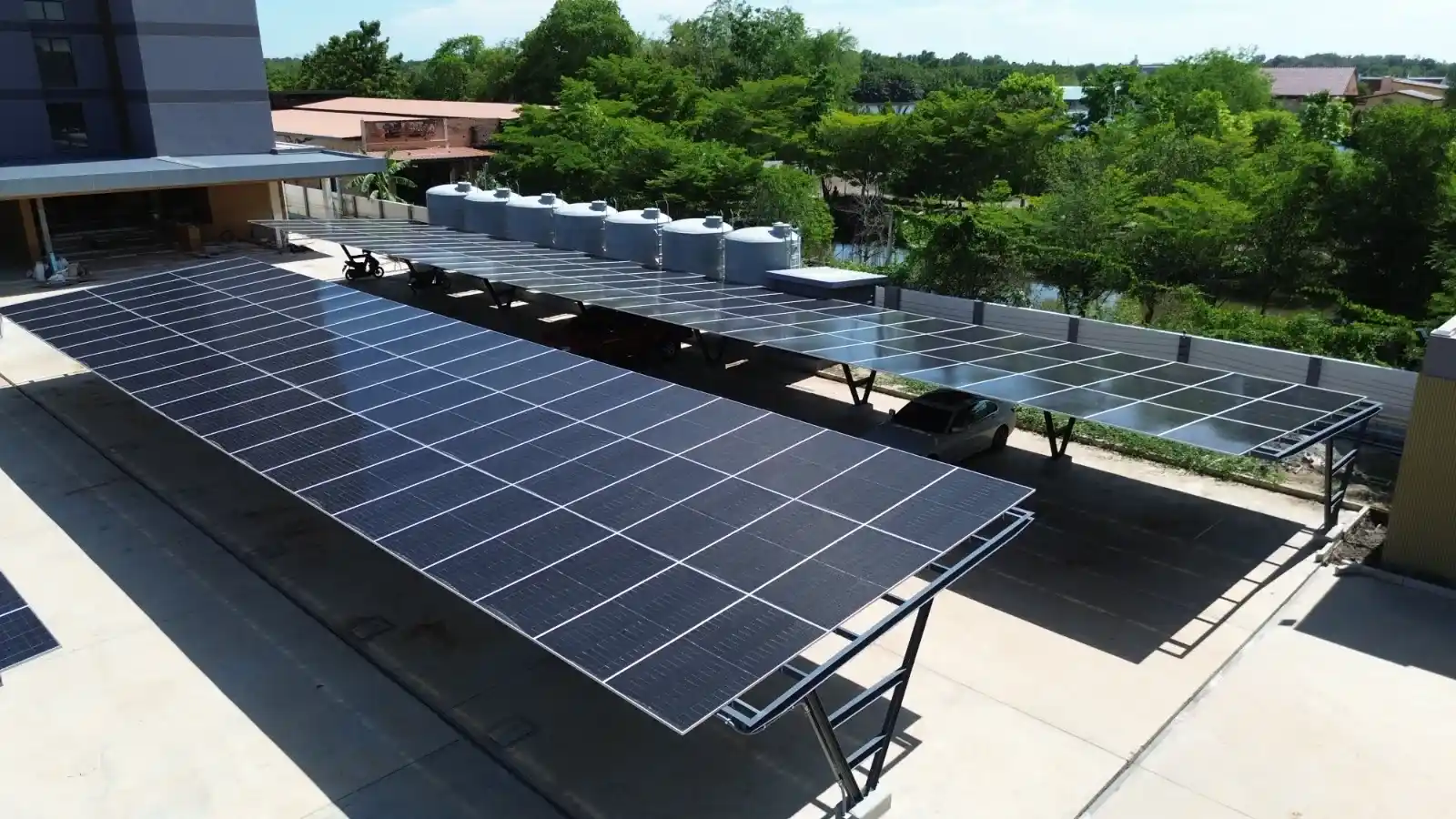 ติดตั้งโซล่าเซลล์ อพาร์ตเมนต์ หอพัก โดย GEE Solar