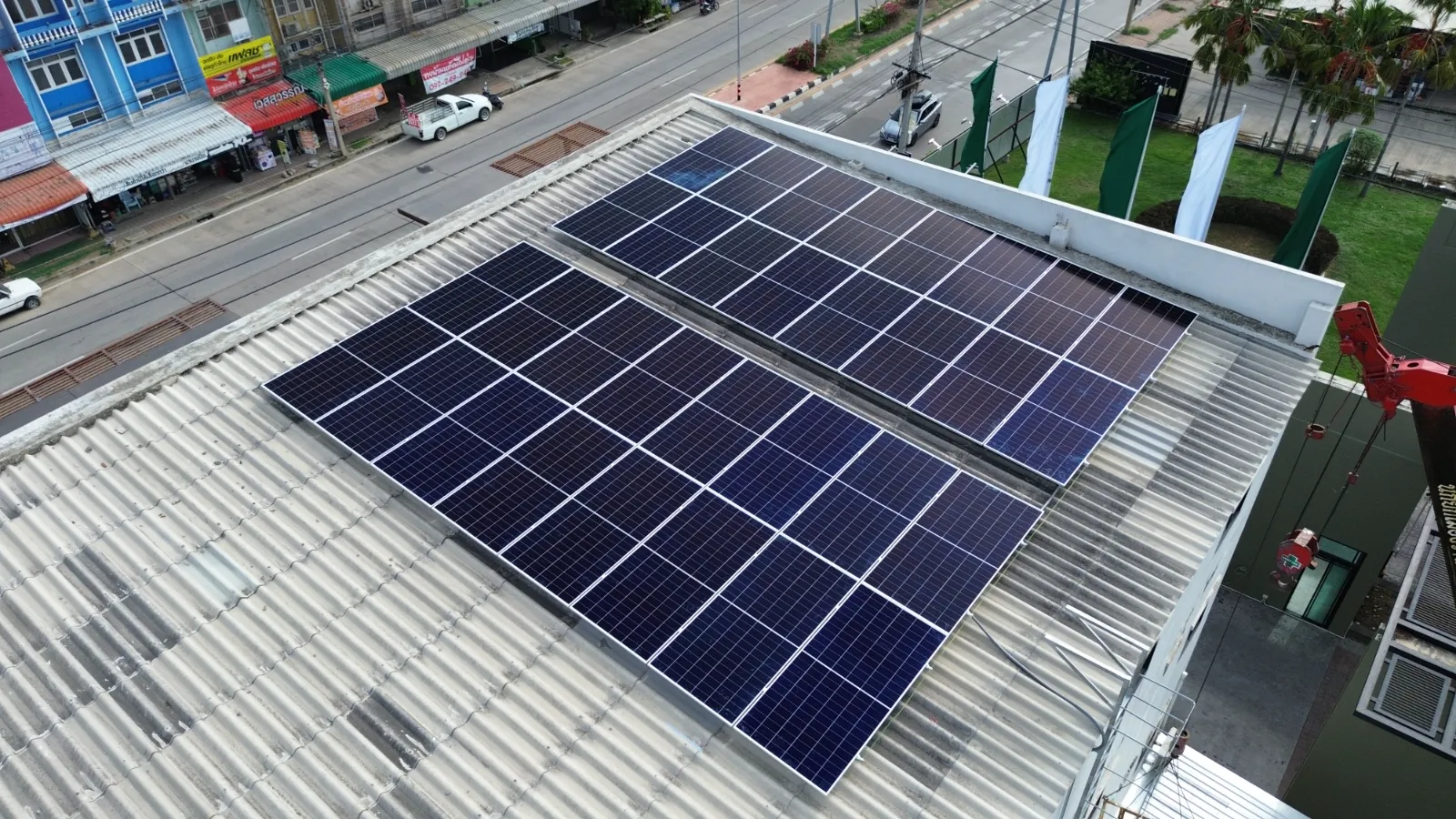 ติดตั้งโซลาร์เซลล์คาเฟ่ 20 kWp | ผลงาน GEE Solar