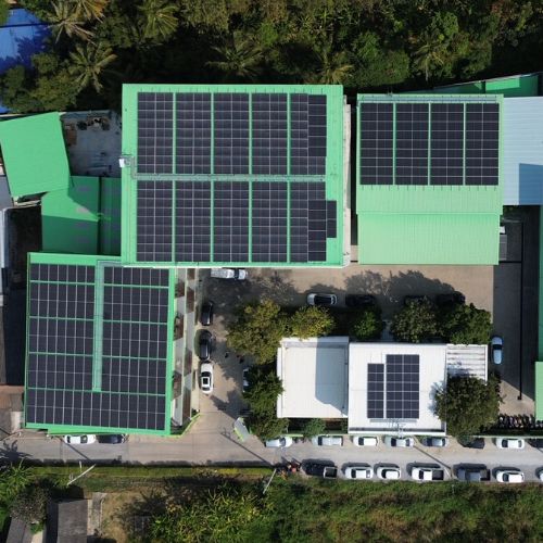 งานติดตั้งโซลาร์เซลล์บ้านและโรงงาน by GEE Solar