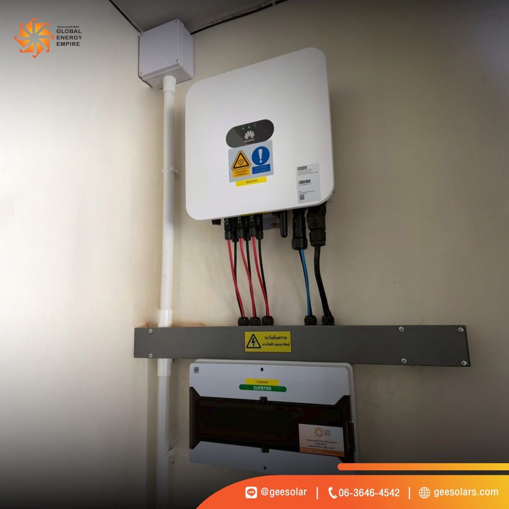งานติดตั้งโซลาร์เซลล์บ้านและโรงงาน by GEE Solar
