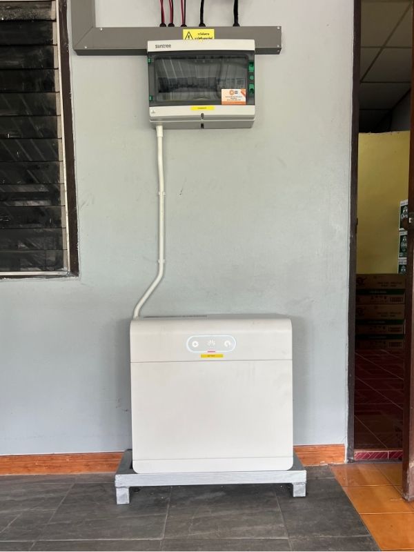 ติดตั้งกรณีมีแบตเตอรี่ขนาดต่างๆ และติดตั้งโซล่าเซลล์บ้านกับ GEE Solar